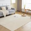 Rug Tatami Flannel Odor Compatible with Heated Solid Ivory Rug, Carpet, Mat, 4.5 Mats, Washable, Non-Slip, All-Season Comfort, Rug,