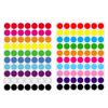 20Pcs Colored Dot Stickers Self Adhesive Strong Stickiness Waterproof DIY Widely Used Circle Sticker Labels