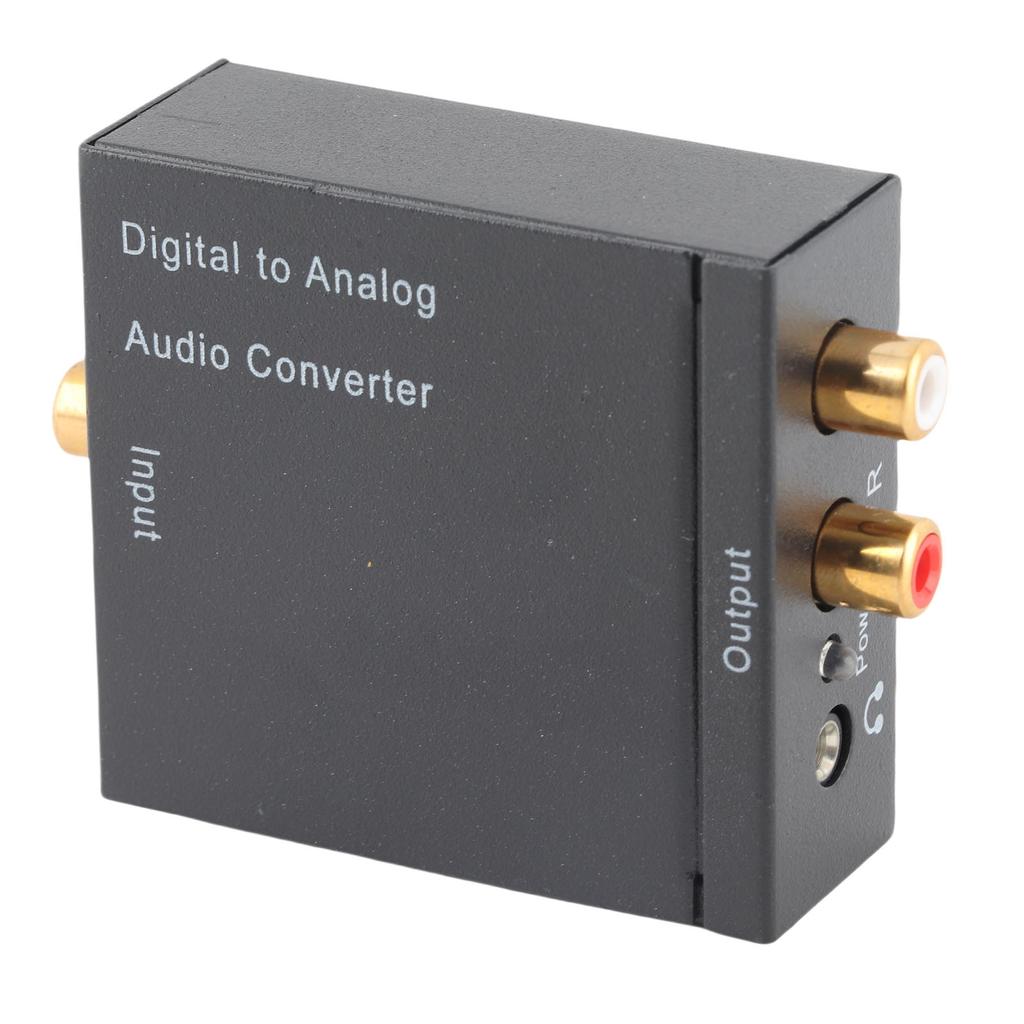 Digital to Analog Sound Converter Professional Noise Reduction Distortionless Digital Sound Adapter for Home Theatre