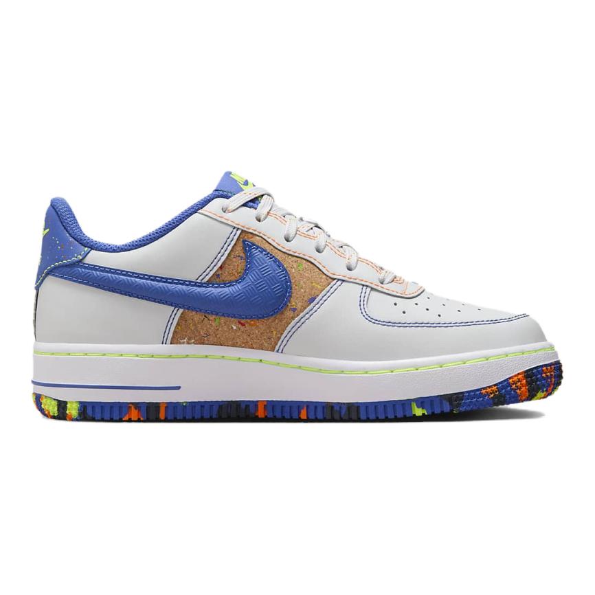 Nike Air Force 1 LV8 Gs Пыльный Фотон Вольт Общий Оранжевый Астрономический Синий HJ9231-025