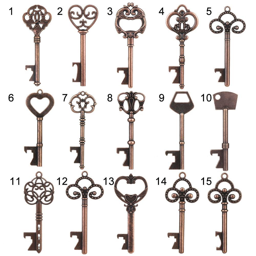 Новые сувениры для вечеринок Винтажный свадебный декор брелок для ключей с вином Сувенирный ключ Открывалка для бутылок Открывалка для пива