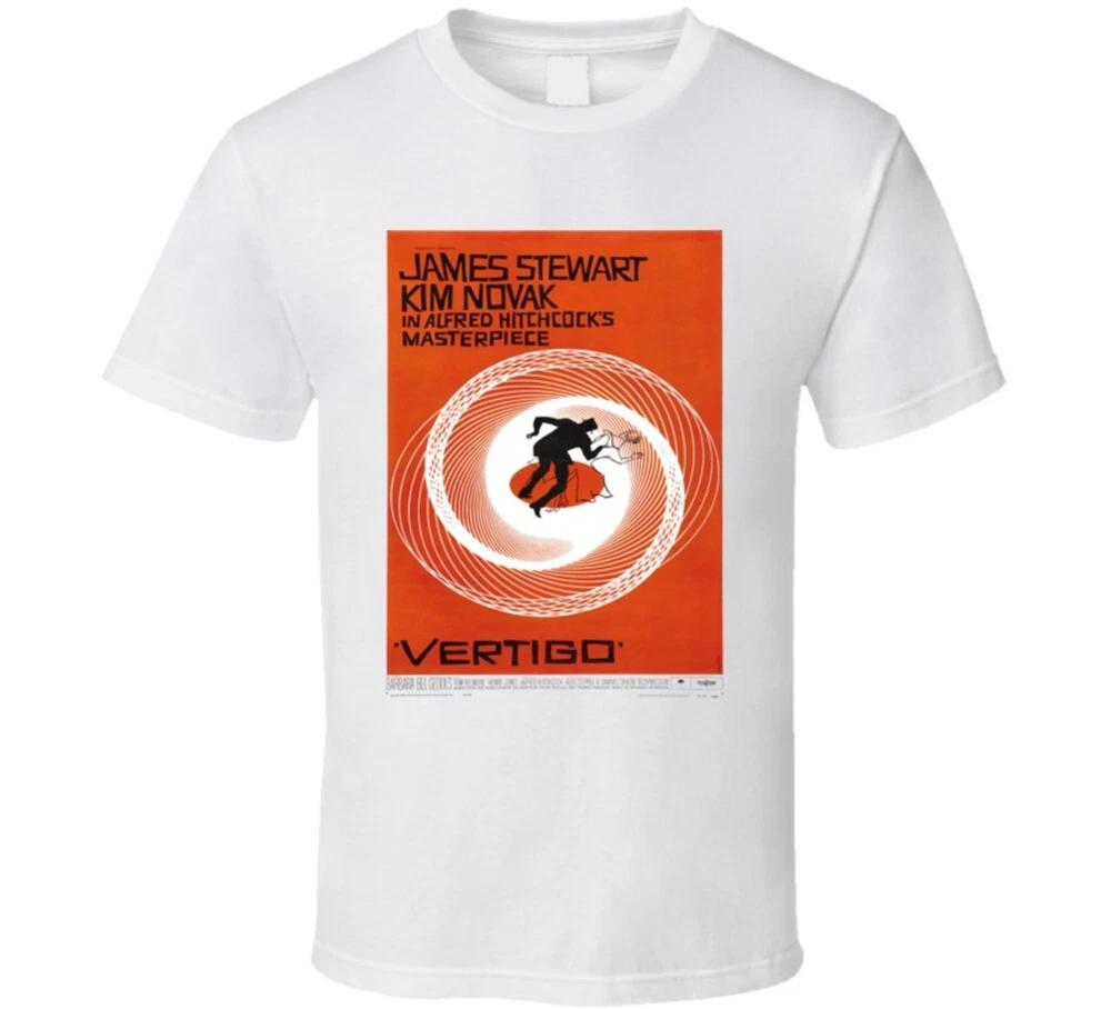 Vertigo Movie Poster Alfred Hitchcock Classic Film T Shirt
