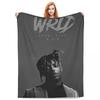 Вязаный плед Juice Music Wrld из мягкого бархата для спальни, дивана и кровати.