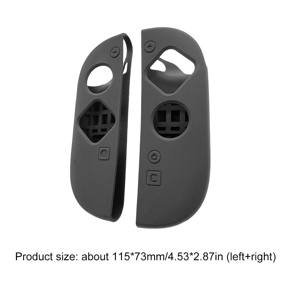 2 шт. Защитный чехол Прозрачный Мягкий силикон для контроллеров Nintendo Switch2 Joy-Con Нескользящая накладка Защитный чехол полной защиты