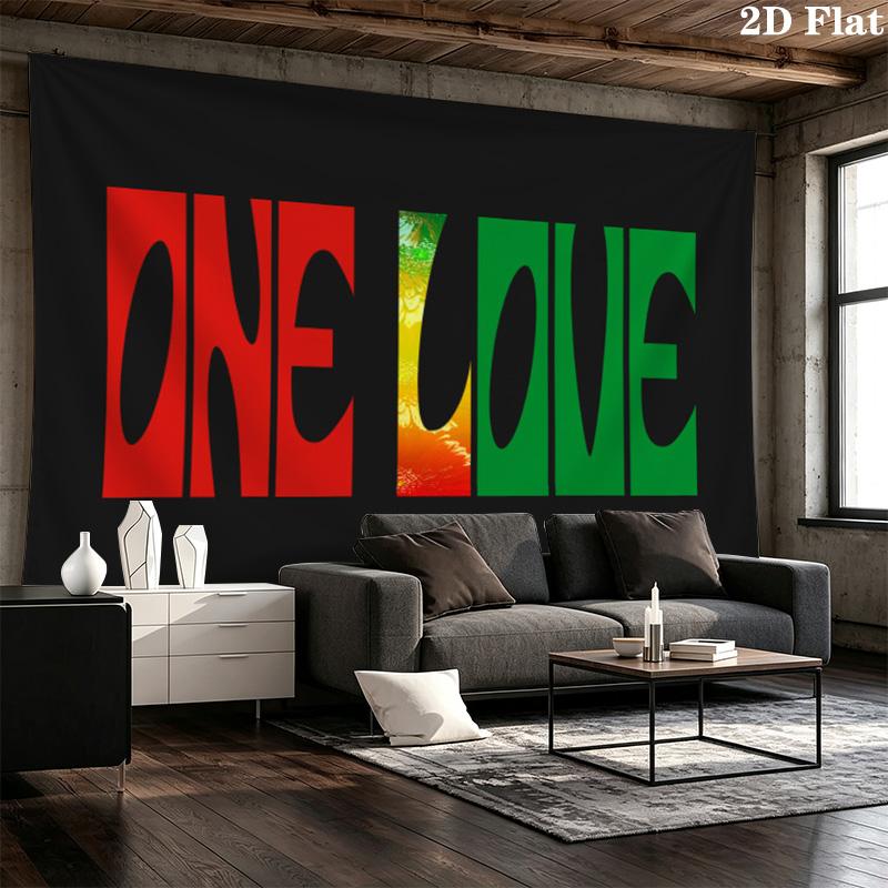 One Love Pattern Home Decor Tapestry, Wall Hanging, Decorative RV Wall Cloth.MGT0918106