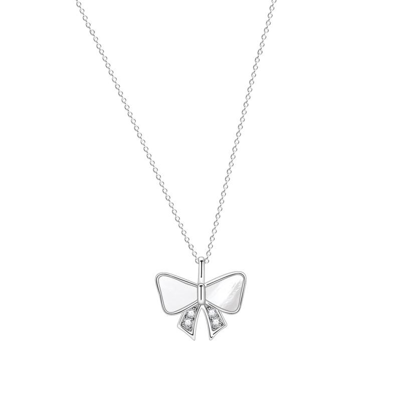 Ожерелье с бантом Fritillary, универсальное женское корейское, версия Mori Girl Heart Girlfriend, ожерелье