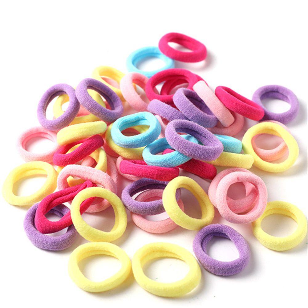 No-damage Nylon Hair Accessories Scrunchies Hair Rope Ties Rubber Bands Elastic Hair Bands