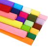 250*25cm Colored Crepe Paper Roll Origami Crinkled Crepe Paper Craft DIY Flowers Decoration Gift Wrapping Paper Craft