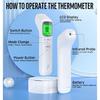 Thermometer for Adults and Kids, No-Touch Forehead Thermometer with Object Mode Function,Fever Alert and 32 Set Memory Recall,Instant Accurate