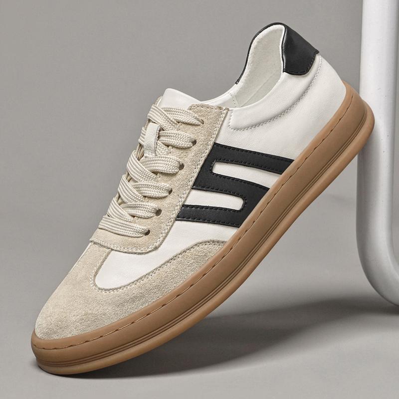 Fashion Brand Outdoor Men's Spring New Lace Up Comfortable Anti Slip Sports Board Shoes Retro Men Fashionable Breathable Casual Sneakers