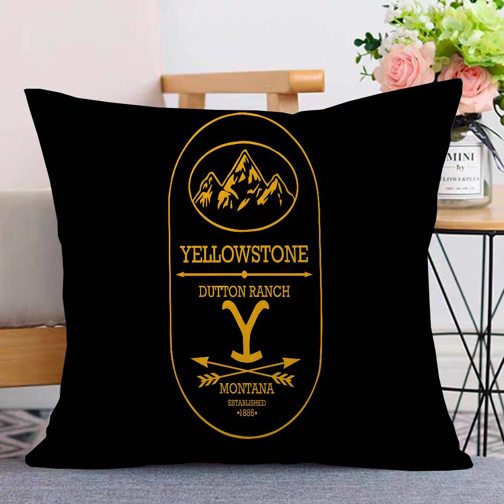 Yellowstone Dutton Ranch Pillow Cover for Bedroom Room and Living Room Sofa Decorative Cushion Cover
