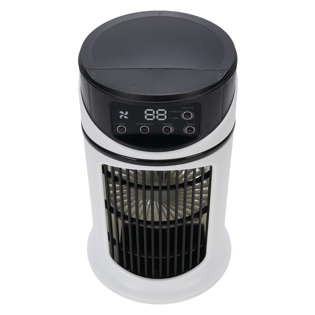 Портативный вентилятор-кондиционер 4 в 1, 6 скоростей ветра, резервуар для воды большой вместимости 300 мл, воздух