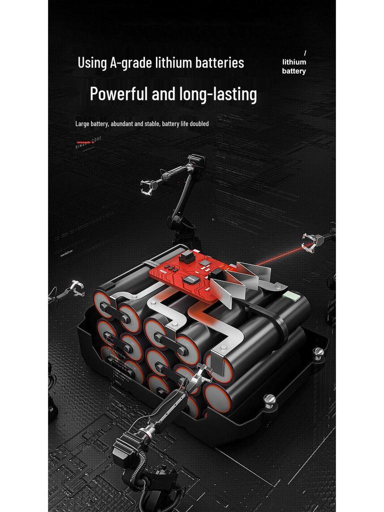 Электрический инструмент для выравнивания и укладки плитки с перезаряжаемой присоской