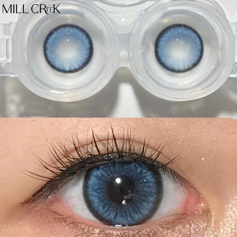 Контактные линзы Диоптрийные Красивый зрачок Косметические линзы для глаз Степень близорукости Зеленые Коричневые Синие Цветные линзы