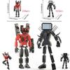 Moc Skibidi Туалет Фигурки Модель Строительные Блоки Camerman Titan Speakerman Surveillance Man TVMan Мальчики Игрушки Для Детей Подарки