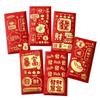 6pcs Traditional 2025 Snake Year Red Envelopes Chinese Style Money Packet Red Pocket  Kids Gift