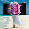 1PC Custom Name Queen's Crown Glitter Beach Towel Highly Absorbent And Sand-Resistant Towel for Swimming, Pool, Yoga, And Travel Lightweight