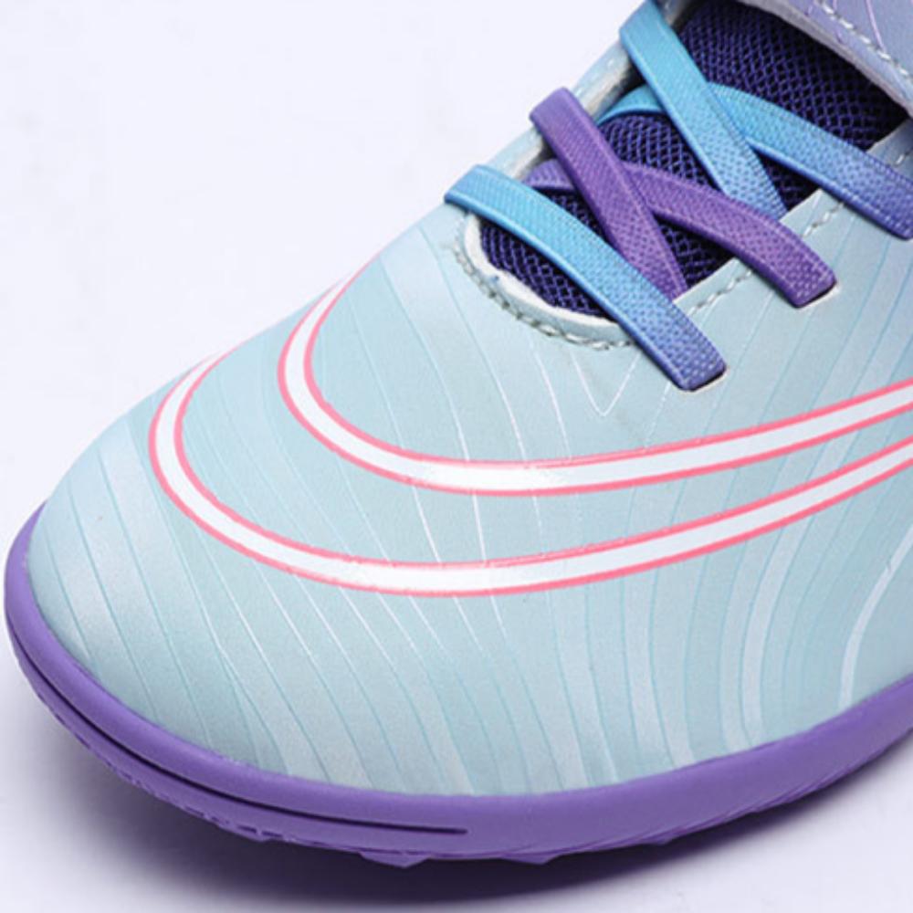 Детские футбольные бутсы Velcro Low-top Leather Crushed Nails для мальчиков и девочек, тренировочные кроссовки