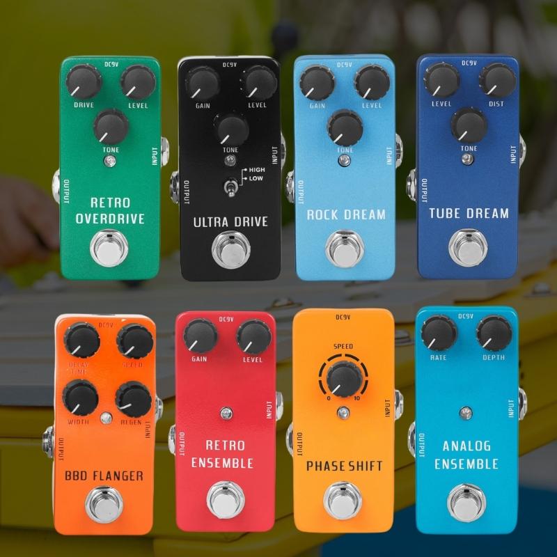 Aluminum Alloy Overdrive Effects Pedal Featuring Sound and User Friendly Interface Musical Instrument Accessories