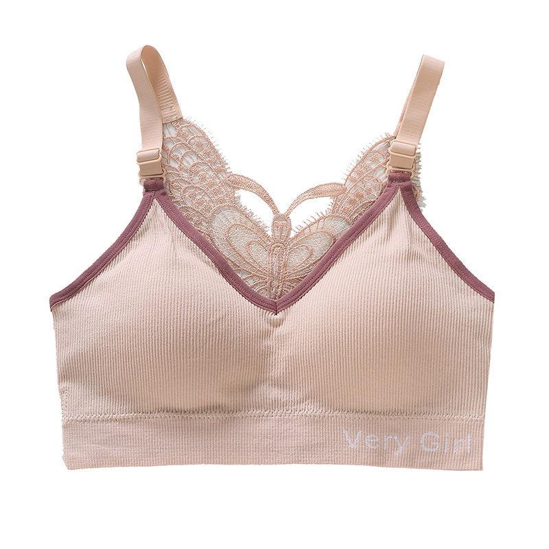 Бюстгальтер с бабочкой на спине большого размера, женское нижнее белье, бесшовное нижнее белье без шрамов и стальных колец, удобное и ноское