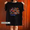 Слава Вору Альбом Radiohead Унисекс Черная Футболка S-5XL Унисекс Футболка