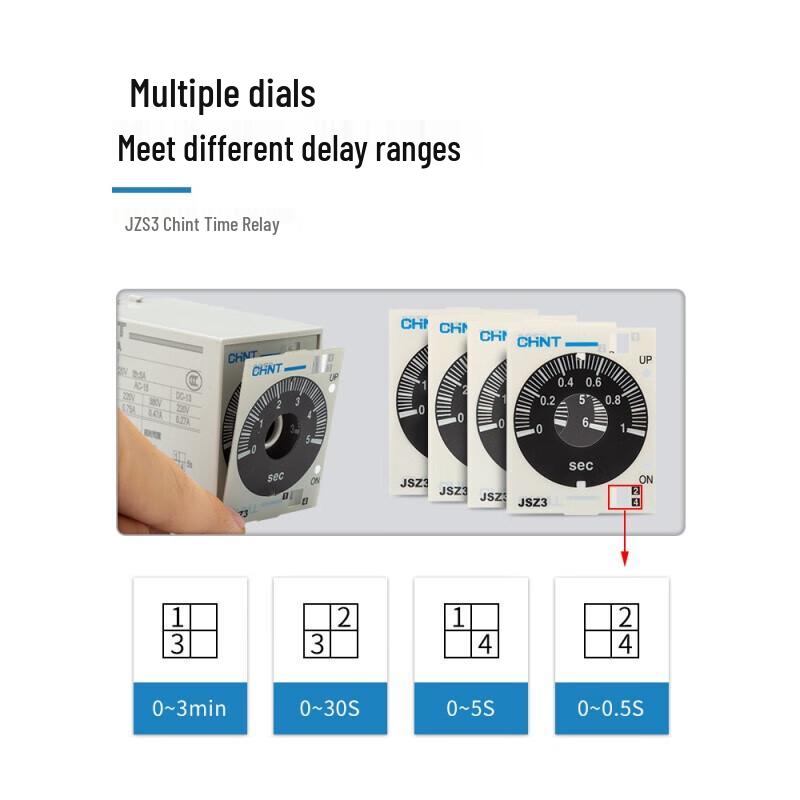 CHNT JSZ3A-D Series Time Delay Relay