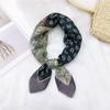 Cotton And Linen Small Square Scarf Silk Scarf Women'S Spring And Autumn New Style Artistic And Versatile Fashionable Temperament Headband Scarf