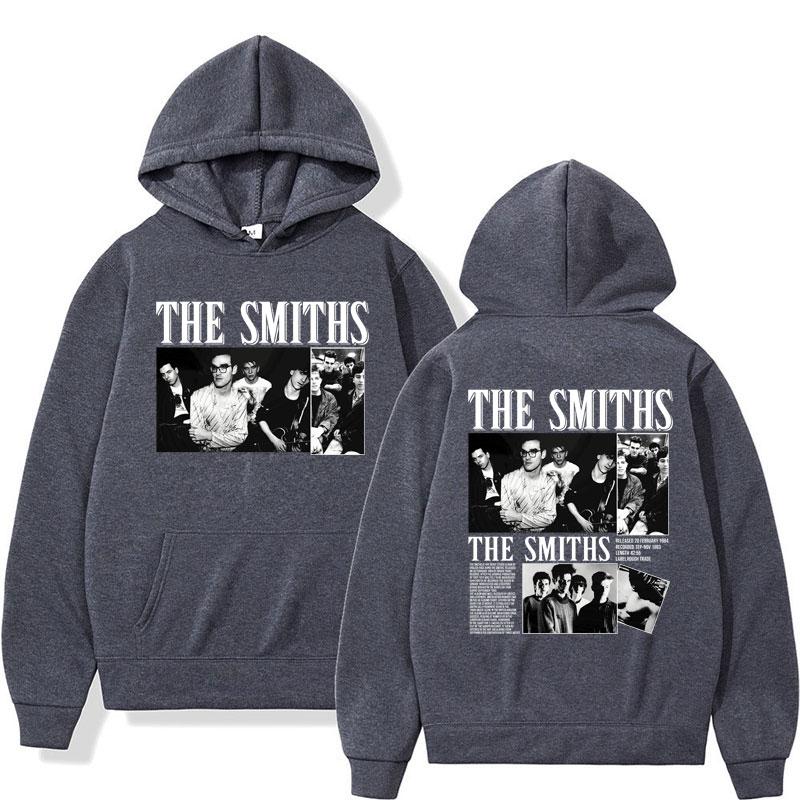 The Smiths Толстовка с принтом The Queen Is Dead Моррисси Марр Панк-рок группа Винтажная Харадзюку Мужская Женская Оверсайз Длинный рукав