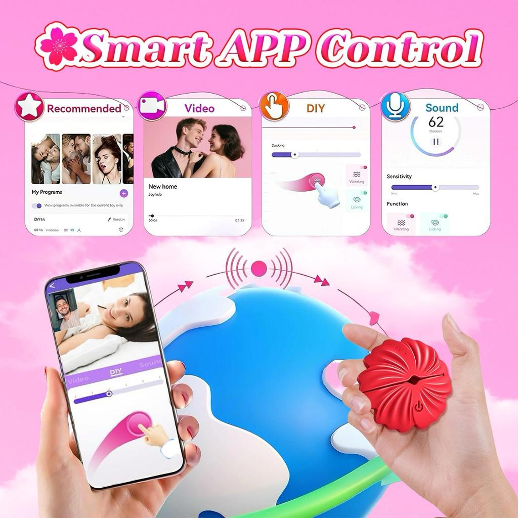 Nipple Vibrator Toy Nipple Clamps BDSM 9 Vibration Modes, Nipple G-Spot Stimulation, Adult Sex Toy Suitable for Women and Couples