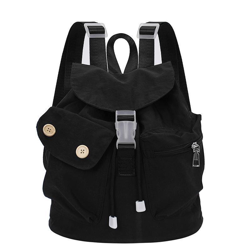 Student class cloth backpack women's 2025 summer new fashion casual small backpack Korean version high value shoulder bag