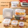Round Leak-Proof Transparent Kitchen Storage Box for Fruits & Vegetables