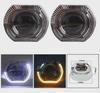 Спортивная версия 2,5/3 дюйма с двумя линзами LED Angel Eye Cover для автомобильных фар