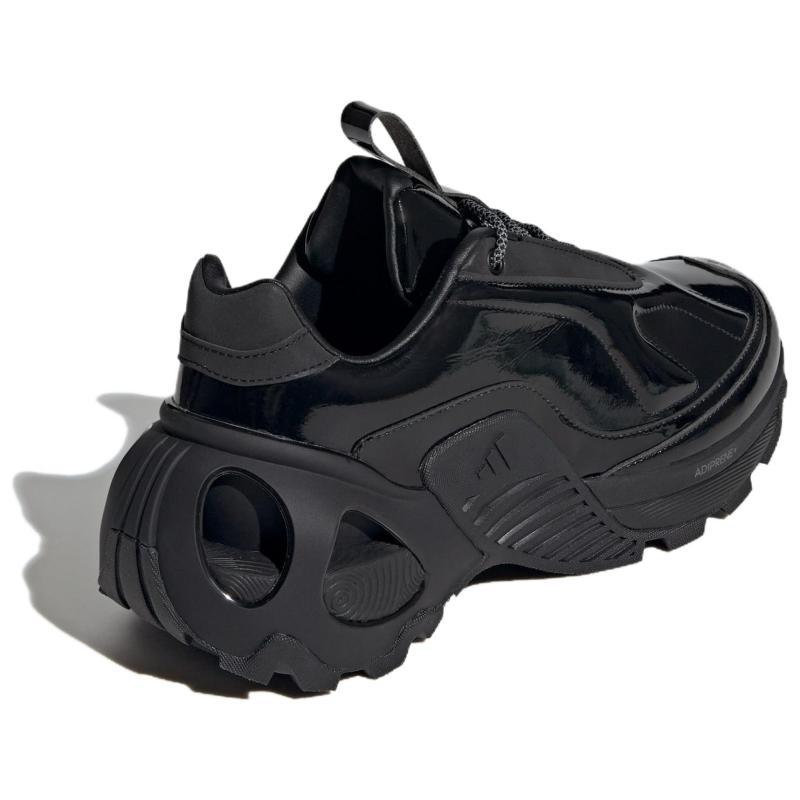 Adidas Wonder Runner Амортизирующие Нескользящие Низкие Кроссовки для Бега Унисекс Черные Кроссовки JQ7514