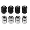 W1523D Metal Car Wheel Tire Valve Stem Caps Exterior Accessories For Volkswagen VW R Polo Passat Rline Golf 4 5 6 Tiguan Jetta GTI