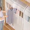 Пластиковый пылезащитный чехол для одежды Прозрачный мешок для хранения в шкафу Подвесной мешок для одежды для дома