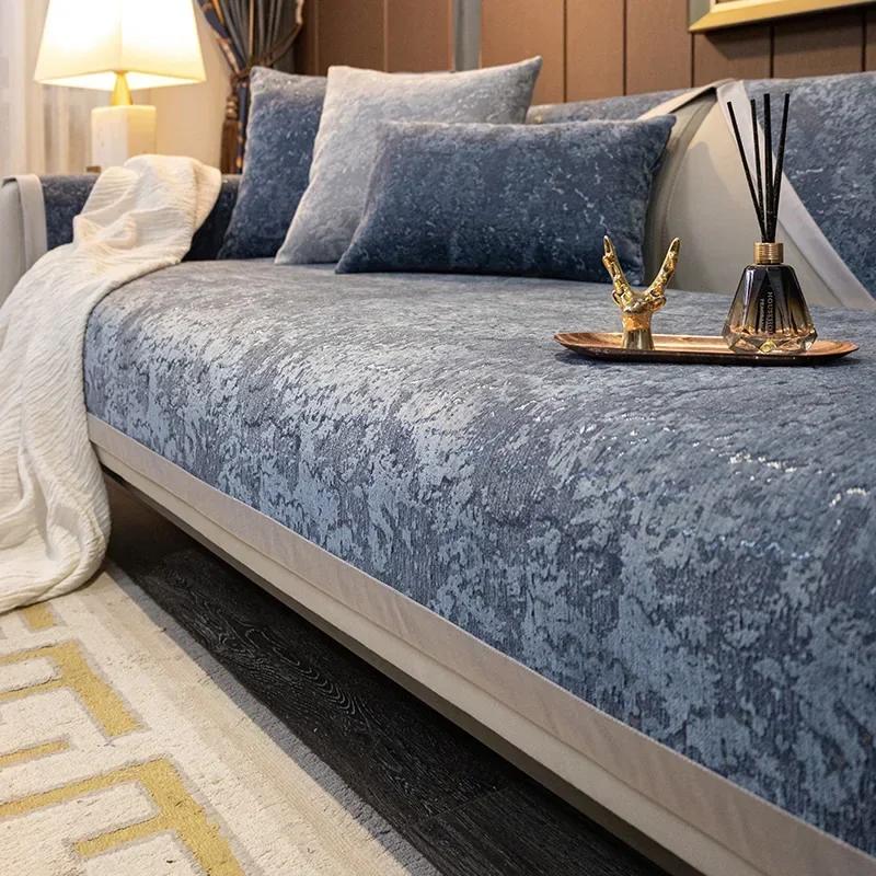 Сплошная цветная роскошная стильная диванная подушка, новая всесезонная универсальная спинка, полотенце, современный скандинавский чехол для дивана, тканевая подушка