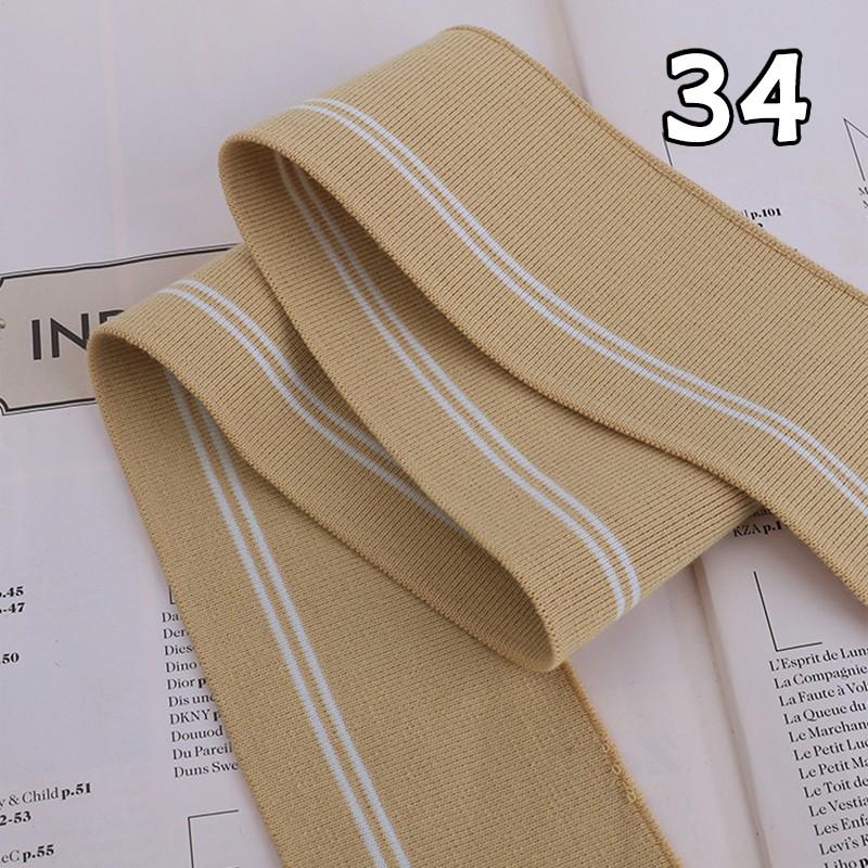 90x6см Эластичная вязаная ткань DIY Резинка для горловины, манжет, низа изделия Вязаная ткань для шитья Бейсбольной формы, куртки, одежда