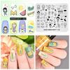 kads Незрелость 010 маленькие девочки животные фрукты дизайн ногтей штамповочные пластины шаблон штамп DIY маникюрные инструменты