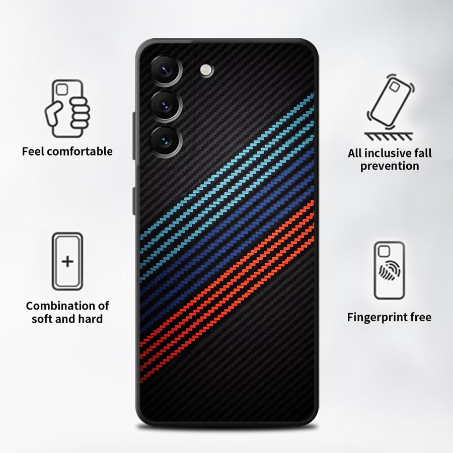 Геометрический чехол из углеродного волокна для Samsung Galaxy A57 A23 A25 A37 A22 A55 A53 A35 A26 A52 A36 A32 A24 A73 A51 Чехол для телефона A72 A71