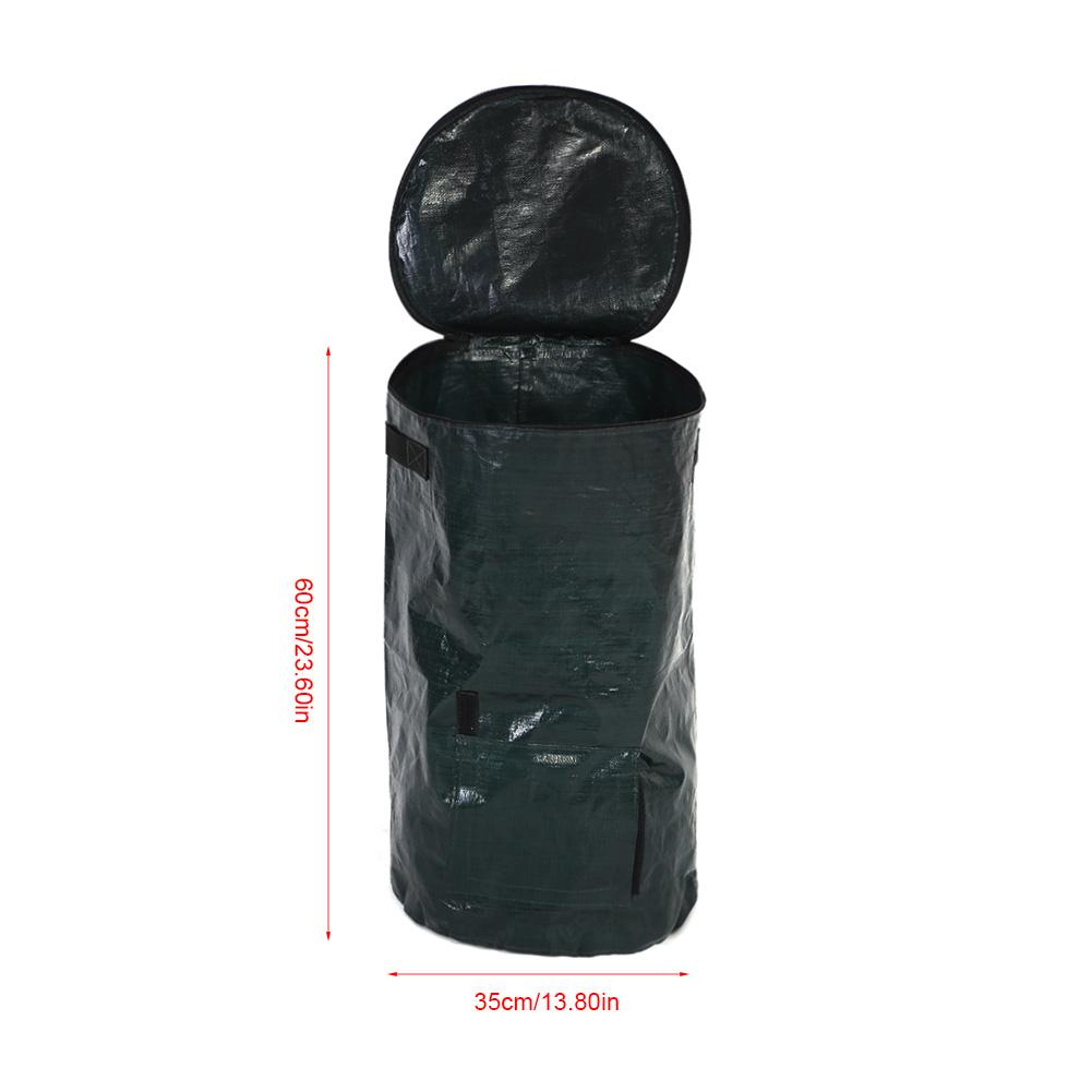 2 размера органических отходов, кухонный сад, двор, мешок для компоста, экологический плантатор из полиэтиленовой ткани