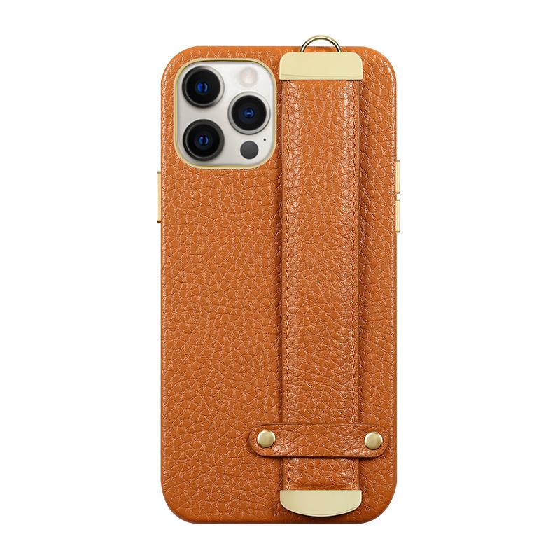 Чехол-подставка из кожи LANGSIDI для iPhone 13, 12 Pro Max, 13pro, 13 Mini, роскошная задняя крышка с полной защитой на 360 градусов и ремешком на запястье
