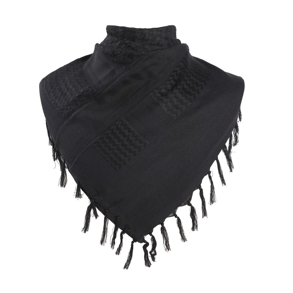 Stylish Shemagh Scarf Soft Jacquard Palestine Arab Shawl for Men Women Lightweight Arabian Dubai Headwrap Desert Scarf