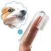 Soft Pet Finger Toothbrush Teddy Dog Brush Bad Breath Tartar Teeth Care Tool Dog Cat Cleaning Silicagel Pet Supplies