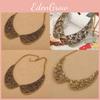 Hollow Carved Alloy Out Fashionable Temperament Collar Necklace Accessory