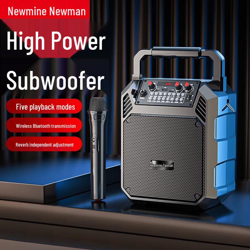 Newmine K503 Portable Wireless Bluetooth Karaoke Speaker