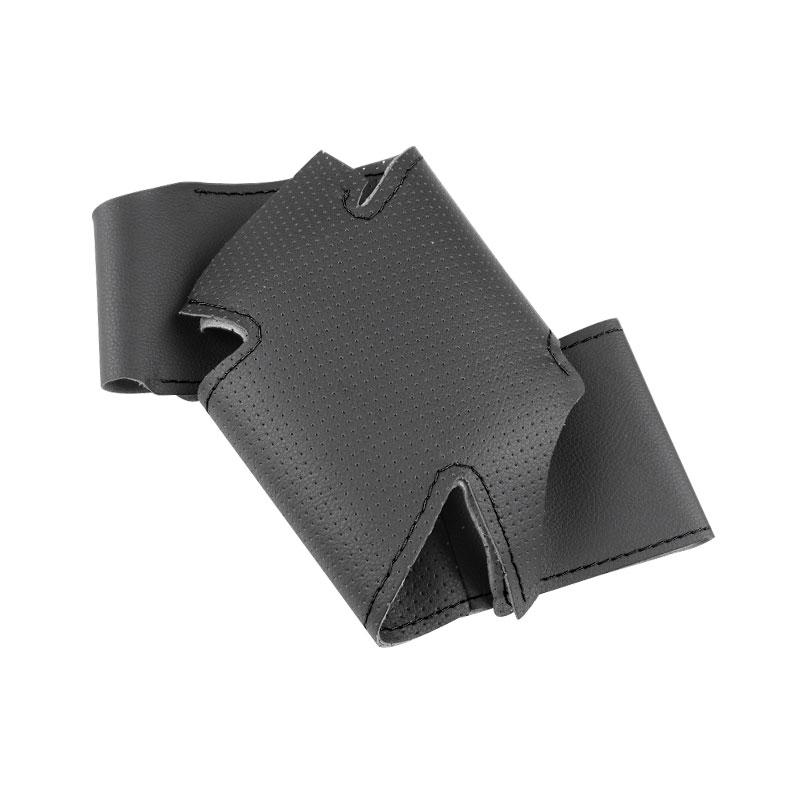 For Land Rover Discovery Sport 2015 2016 2017 2018 Car Accessories Inner Steering Wheel Perforated Microfiber Leather Cover Trim