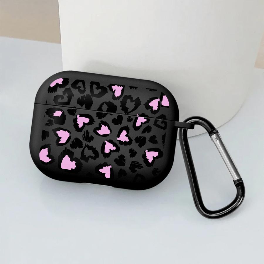 Розовый Леопардовый Чехол-Сердечко Для Airpods Pro 2 Pro2 Pro3 4 1 3 Чехлы-Крышки Для Наушников