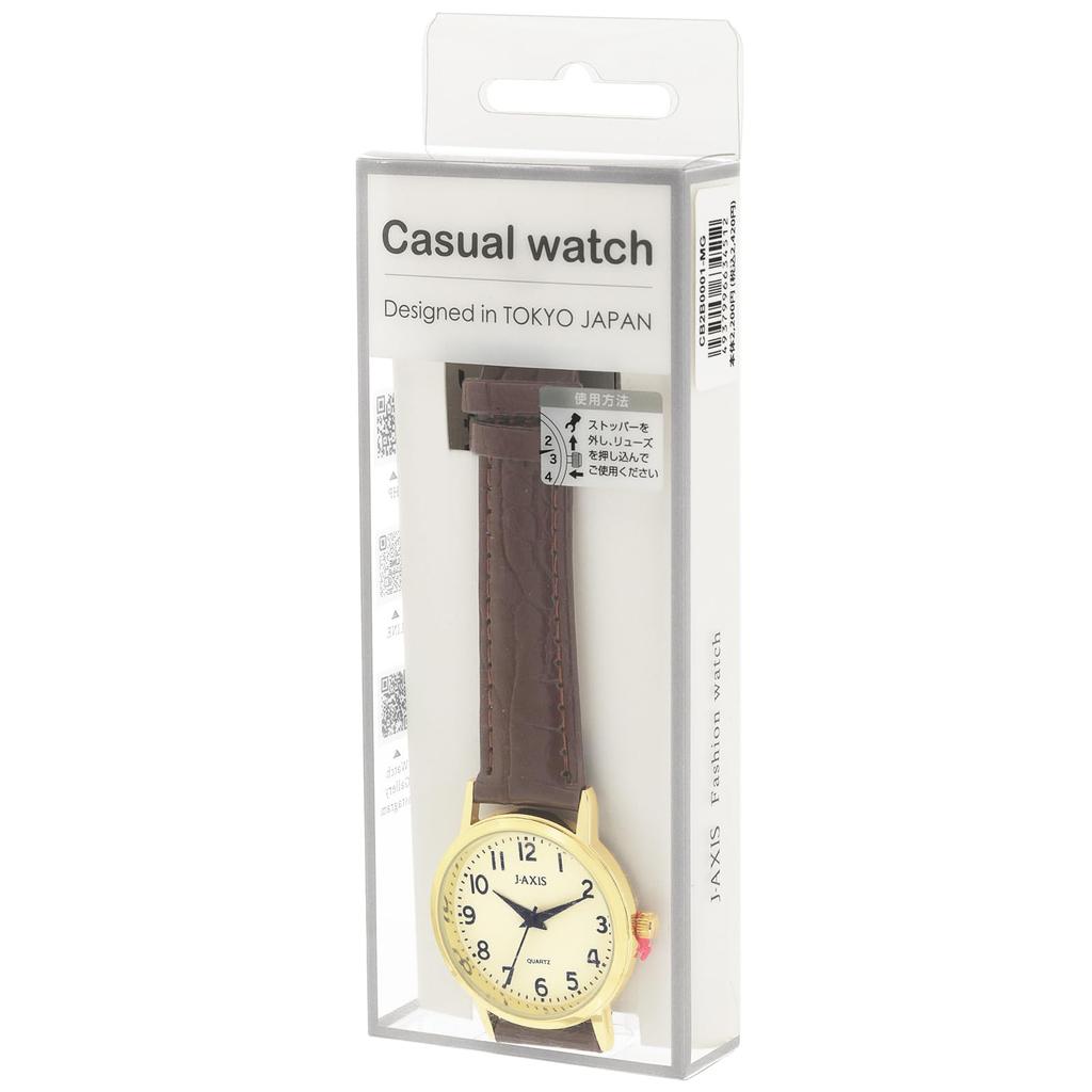 [Sun Flame Co., Ltd.] J-Axis Watch CB2B0001-LG Women's Brown