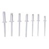 180Pcs Blind Rivet Flange Aluminium Alloy 6 Sizes Assortment Set Kit for Connection