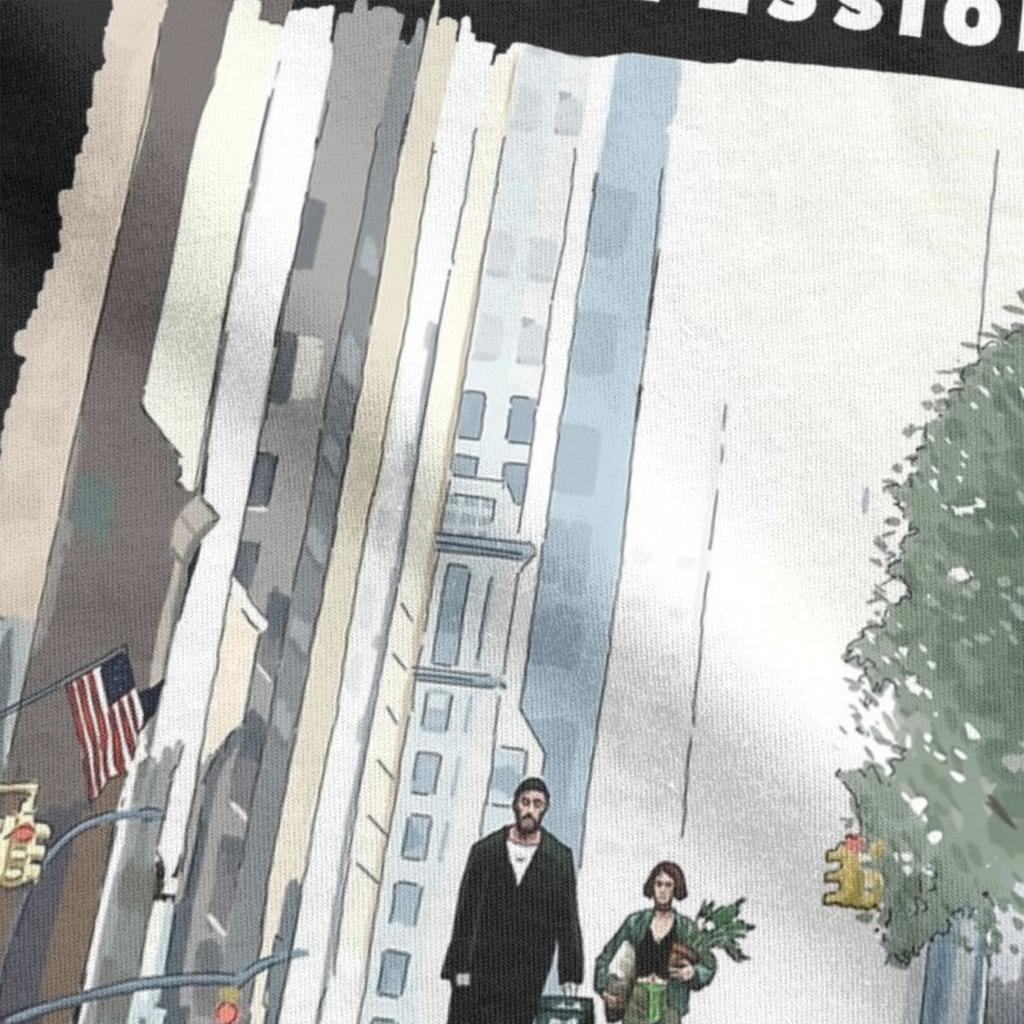 Футболки Leon The Professional для мужчин, забавные футболки из 100% хлопка с круглым вырезом и коротким рукавом, одежда больших размеров